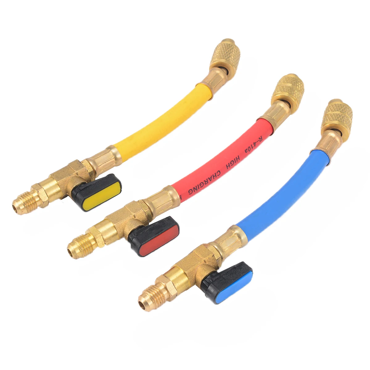 3 шт. 19 см R134a R410a заряжающий шланг 800PSI набор манометра A/C Шланги для охлаждения