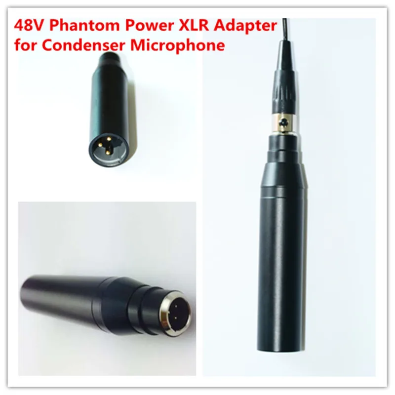 Конденсаторный микрофон MINI XLR TA4F 4 контактный разъем для XLR/XLR 3 48 В адаптер