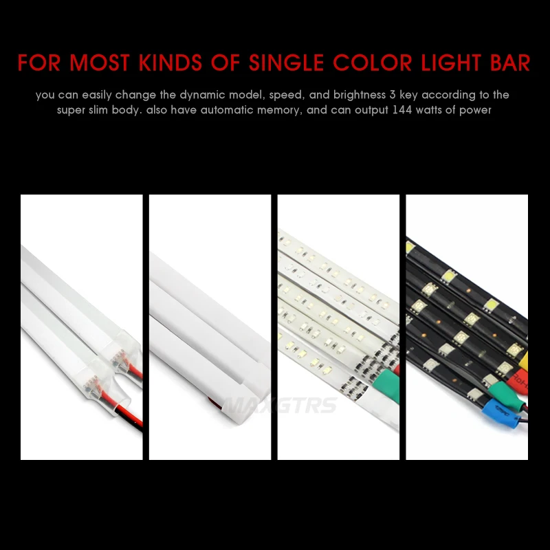 2 шт. миниатюрный Одноцветный регулятор яркости светодиодной лампы контроллер с 3