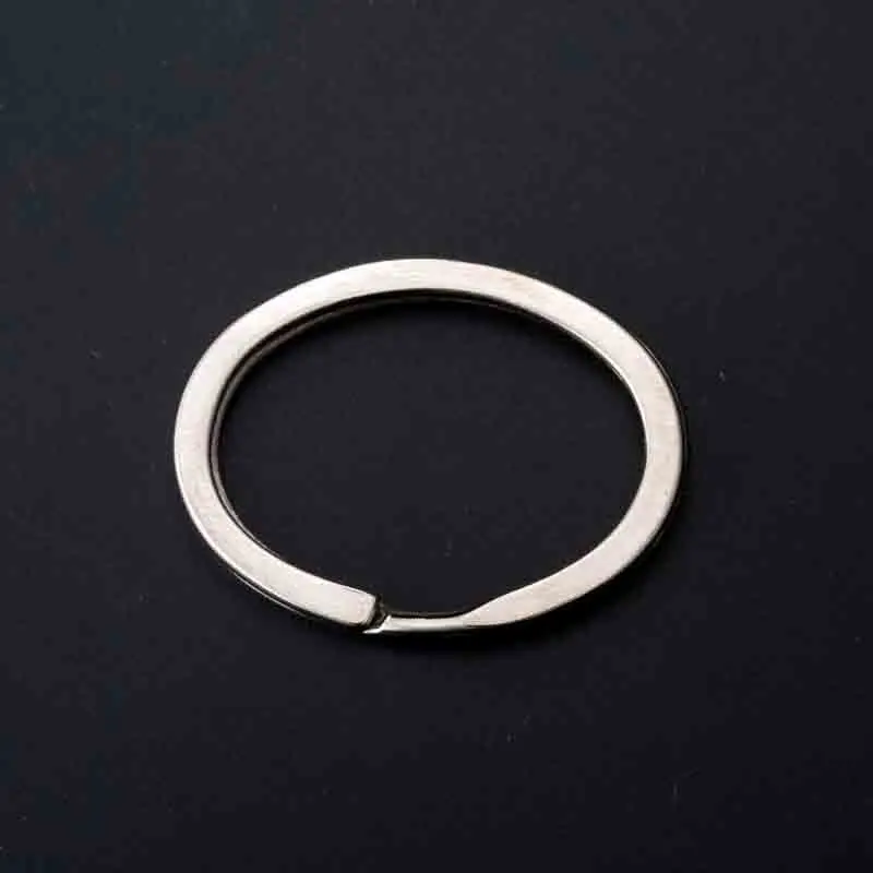 

10 шт./лот высококачественное кольцо для ключей овальной формы с двойным плоским разрезом кольцо для ключей подходит для женщин/мужчин цепоч...