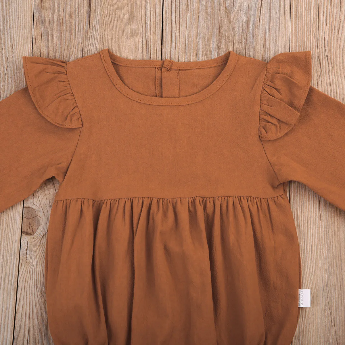 Ma&ampBaby Spring Autumn Baby Girl Rompers Vintage Toddler Infant Newborn Jumpsuit Long Sleeve Clothes 3m - 3Years |
