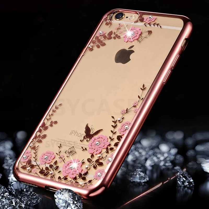Sycase алмазное напыление TPU крышка Secret Garden чехол для телефона OPPO F7 Тонкий задней
