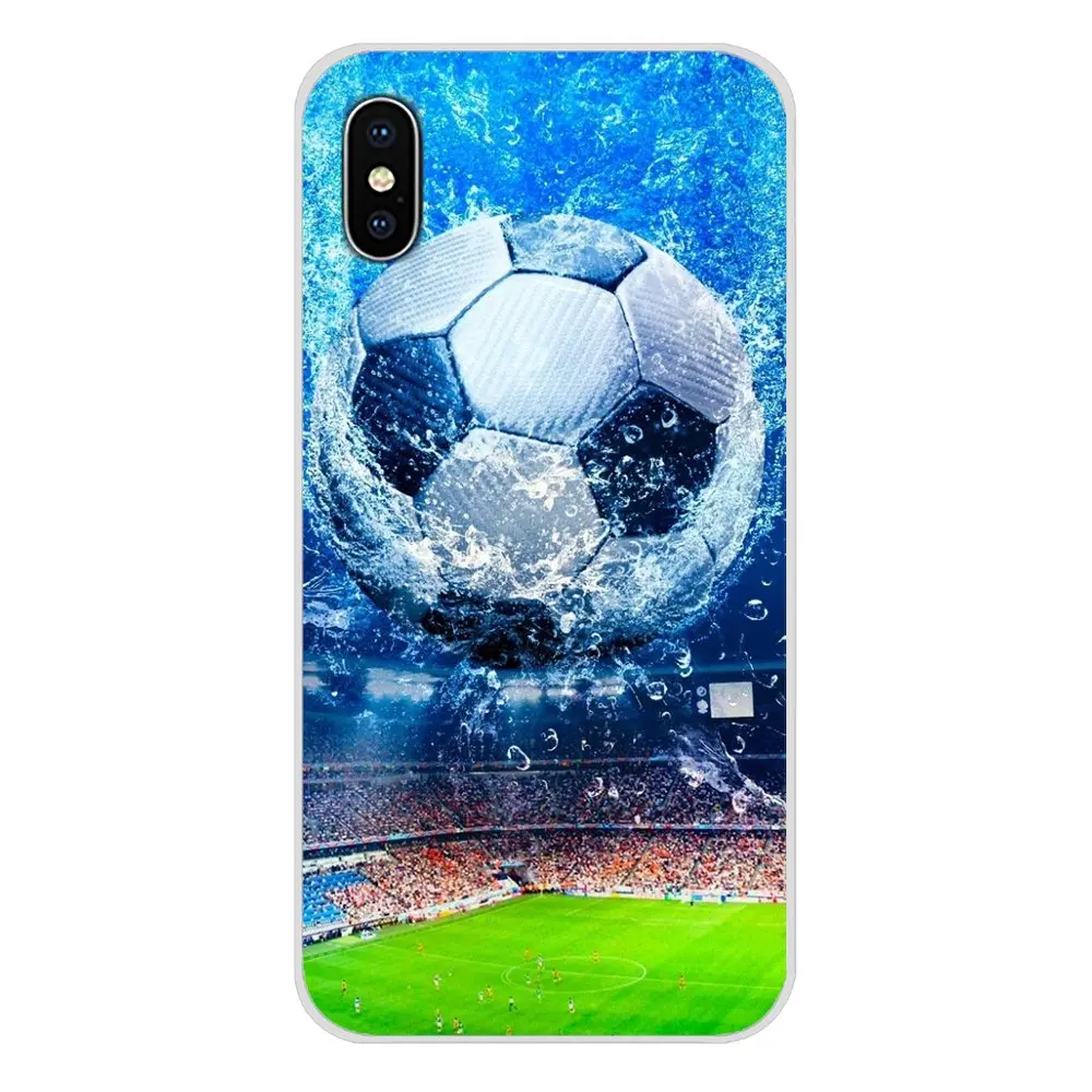 Fire Football Soccer Ball Accessories Phone Cases Covers For Motorola Moto X4 E4 E5 G5 G5S G6 Z Z2 Z3 G G2 G3 C Play Plus | Мобильные