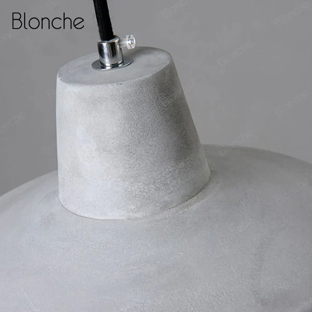 Винтажные промышленные подвесные светильники Лофт Декор цементная Подвесная лампа для дома кухонный светильник закрепленный столовая кафе бар нордическая лампа
