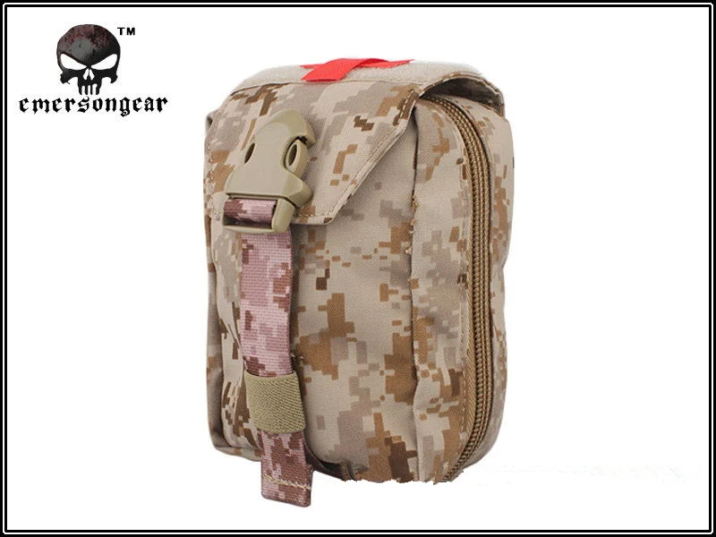 AOR1 EmersonGe тактический MOLLE аптечка сумка EmersonGear медицинский Перевозчик медик Rip-off EMT IFAK сумка для выживания с застежкой-молнией Мультикам - Цвет: AOR1