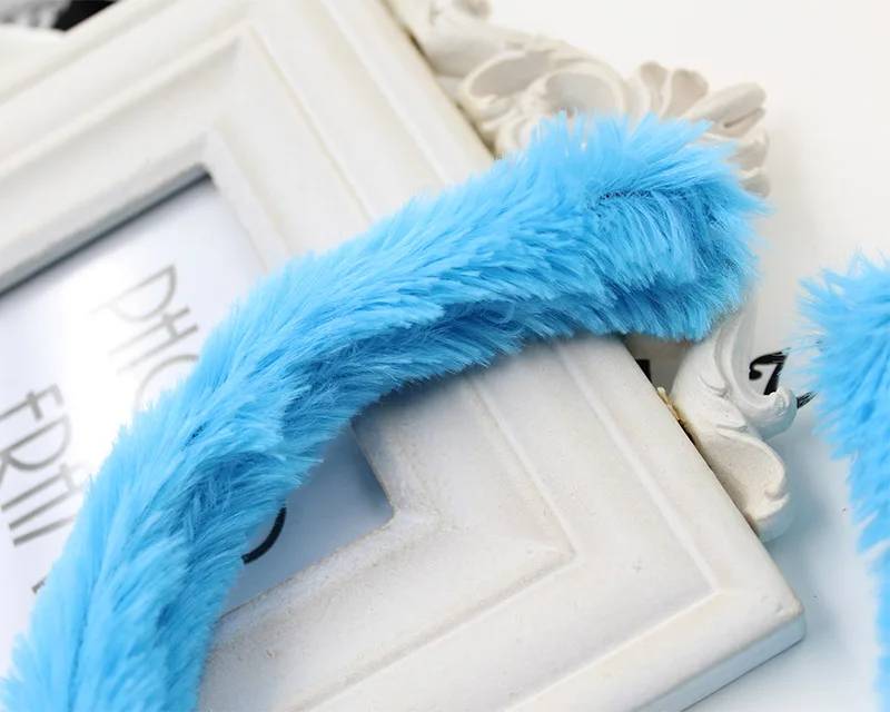 Новая красочная повязка для волос с большими глазами Улица Сезам пушистая