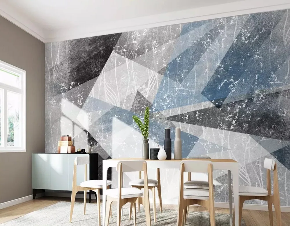 

[Self-Adhesive] 3D Abstract Pattern 4 Wall Paper mural Wall Print Decal Wall Murals