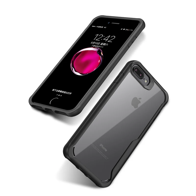 Чехол для iPhone 5 5s 6 6s 7 8 Plus X роскошная силиконовая рамка из ТПУ акриловая