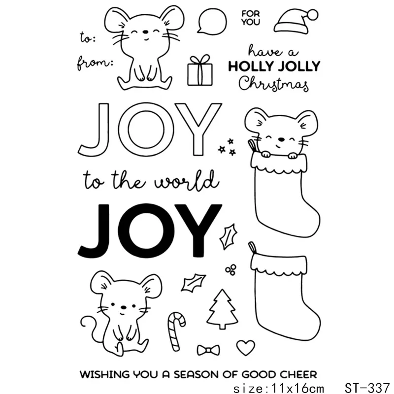 

AZSG Cartoon Style Lovely Angel Animals Clear Stamps/Seal For DIY Scrapbooking/Card Making/Album Decorative Silicone Stamp Craft