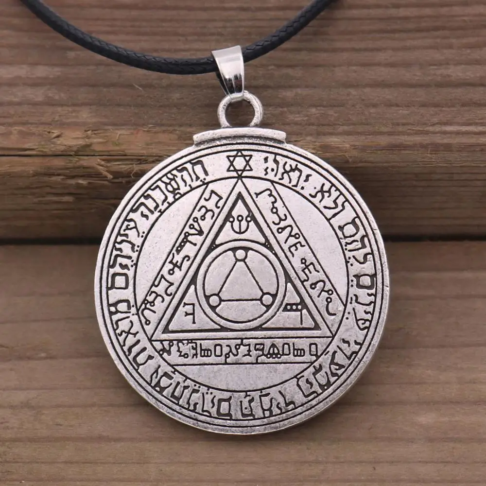 Ожерелье с кулоном в виде винтажной Pentacle Of The солнечный талисман Key Soldier мужские и