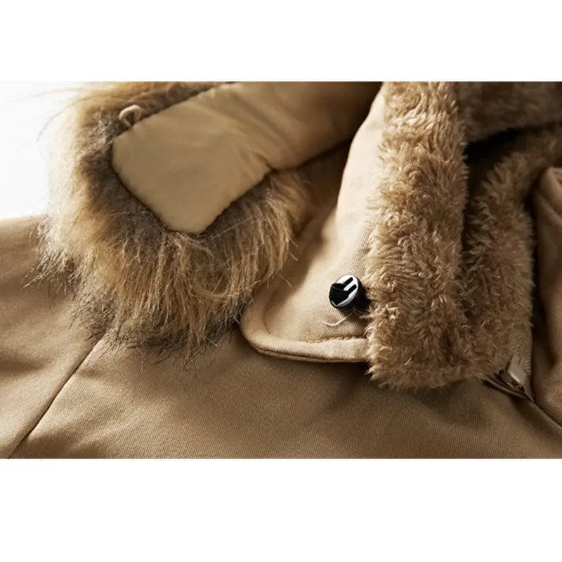 Unisplendor Men Winter Warm Thick Jacket Boy 100%Cotton Outerwear Windproof Casual Coats with Hooded Mens Parkas Man Coat YY159 | Мужская