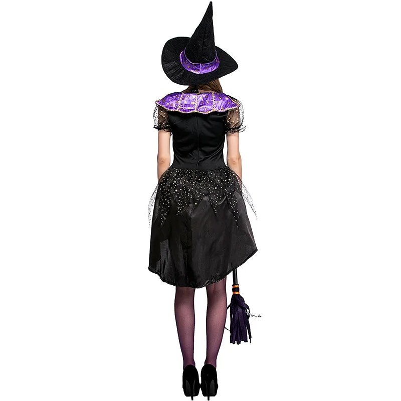 Женский Crafty Vixen злой костюм ведьмы на Хеллоуин сексуальное Spellcaster классическое