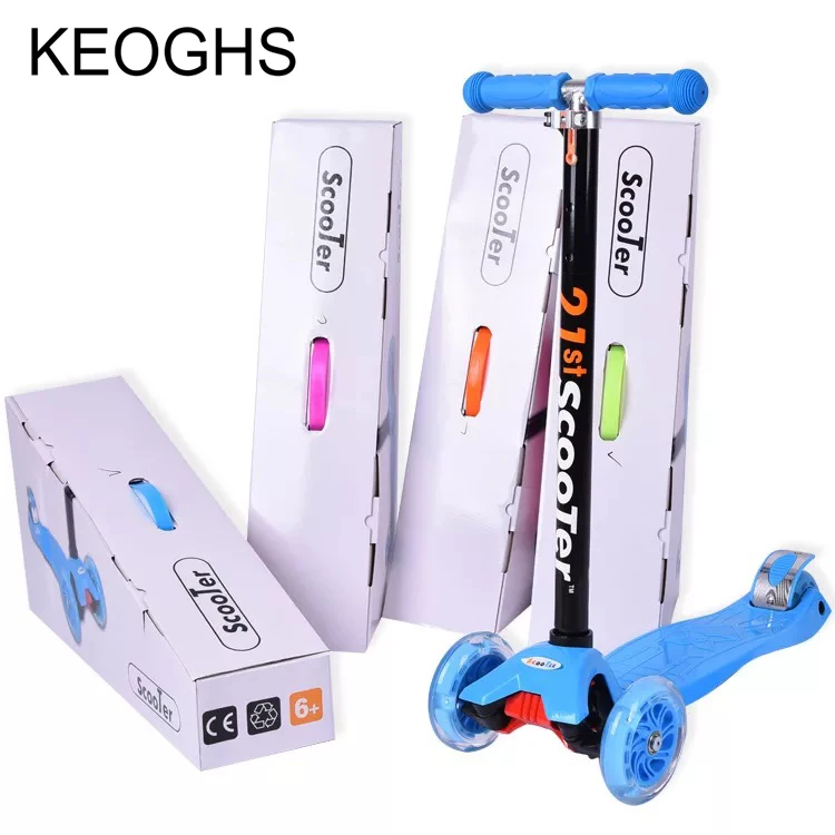 Детский самокат для маленьких детей из PU искусственной кожи с 4 колесами Fashing