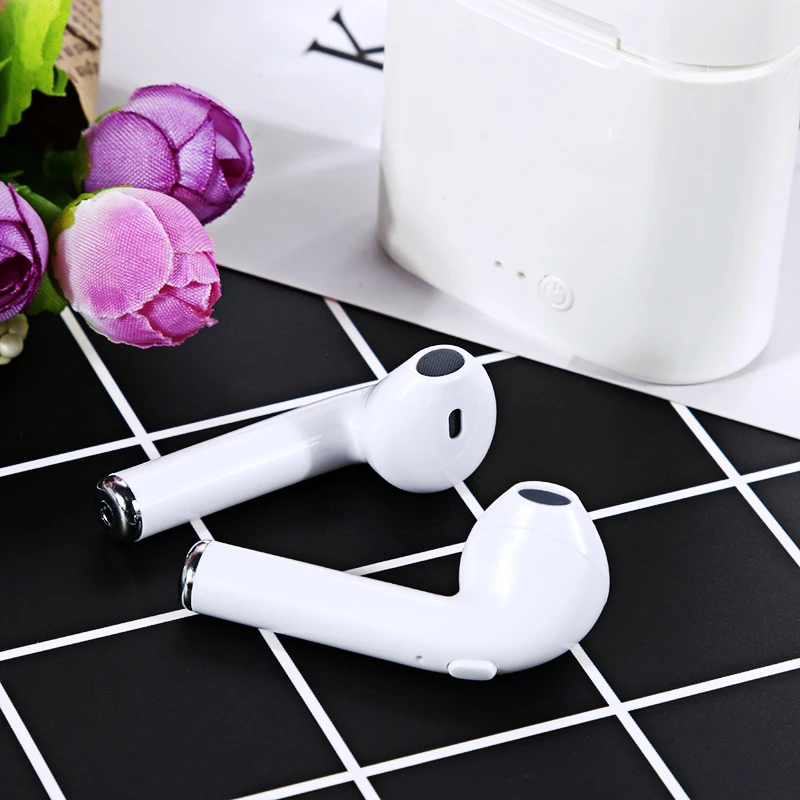 Беспроводные Bluetooth наушники Близнецы с зарядной коробкой громкой связи стерео