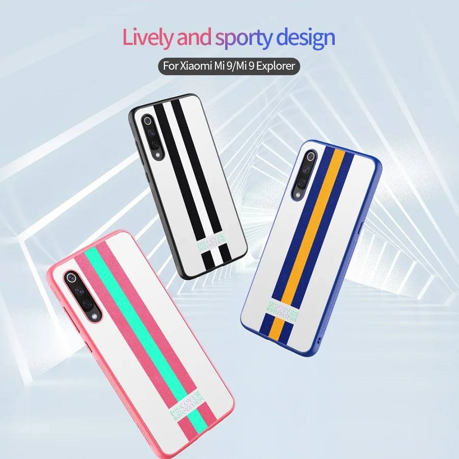 Чехол Nillkin Xiaomi mi 9 с отражающей полоской, защитный чехол на заднюю панель для Xiaomi mi 9 mi 9 Explore ore Global 6,39''