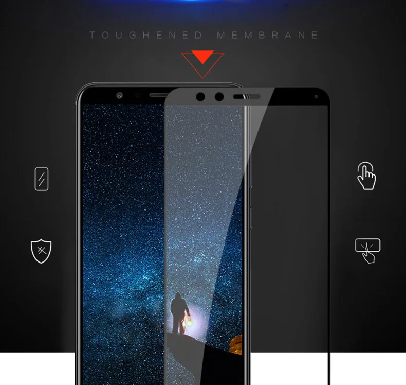 9H Защитное стекло на Huawei Honor 7X / 6X Хонор 7x 6x полноэкранное премиум класса для