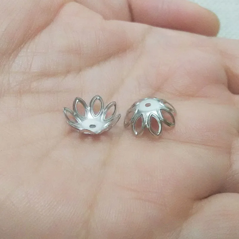 Бусины концевые колпачки наконечники пряжки для серег фурнитура кисточек цветок