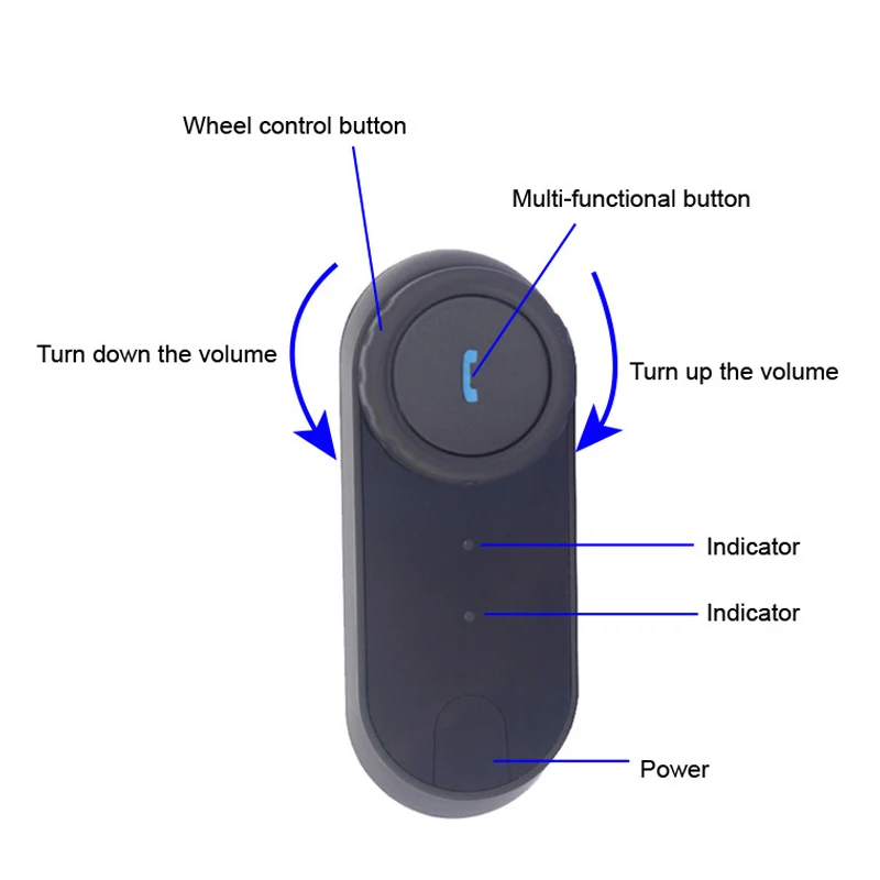 Мотоциклетный шлем bluetooth гарнитура Водонепроницаемый Handsfree беспроводной мотоцикл наушники с музыкальной функцией