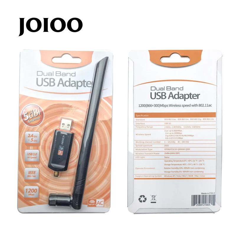 W11 беспроводная сетевая карта Wi Fi LAN адаптер горячий мини 1200 Мбит/с USB Бесплатная