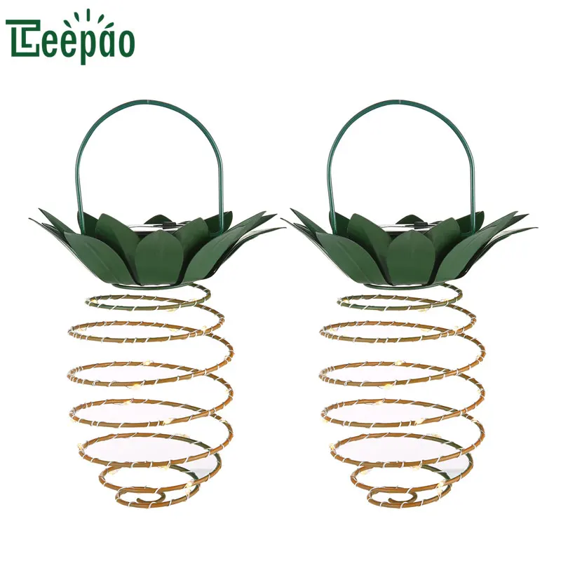 Сад солнечного света Открытый Декор ананас Солнечный свет Путь