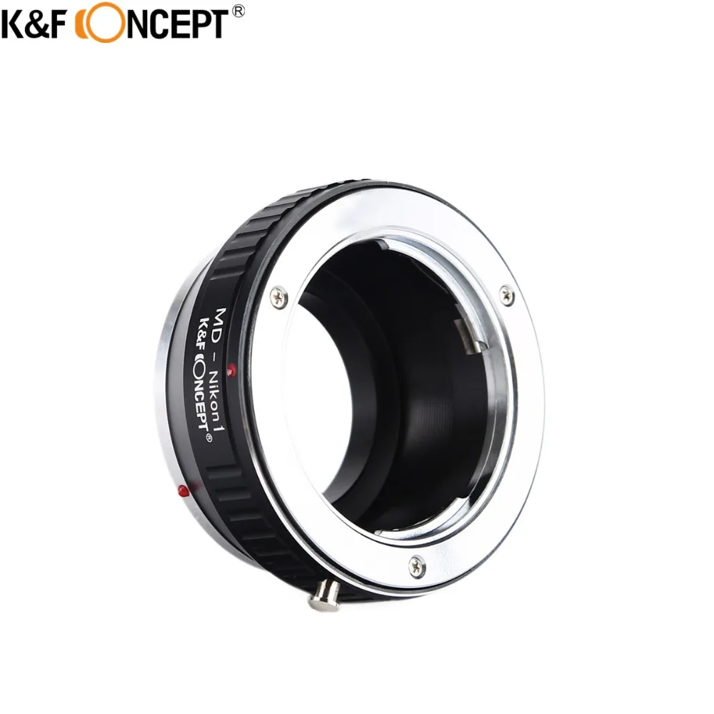K & F CONCEPT для объектива камеры EOS M4/3 кольцо адаптер Minolta MD к корпусу Nikon1 V1/J1|k&f concept