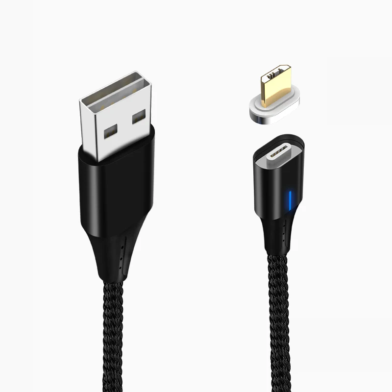 Магнитный зарядный usb-кабель 3 в 1 для iPhone 6, 7, 7s Plus, магнитное зарядное устройство Ksiomi Xiaomei Redmi 8 Se, 6A, 5 Plus, быстрая линия Super 3A - Тип штекера: For Android