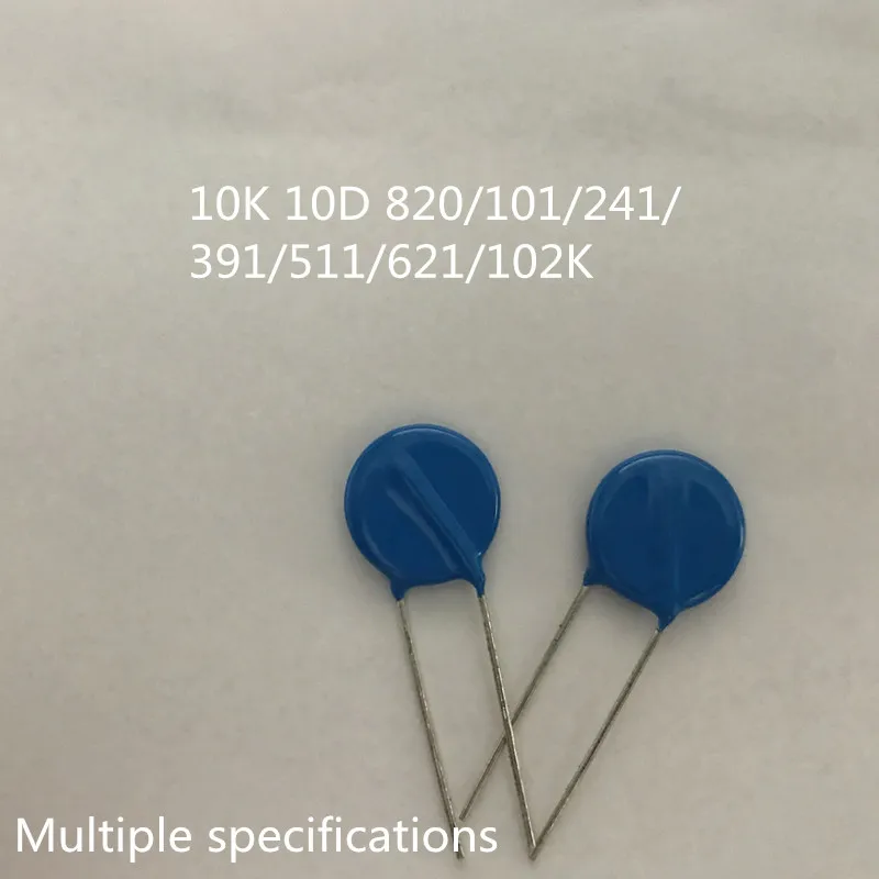 Варистор 10K 10D 820/101/241/391/511/621/102K | Электронные компоненты и принадлежности