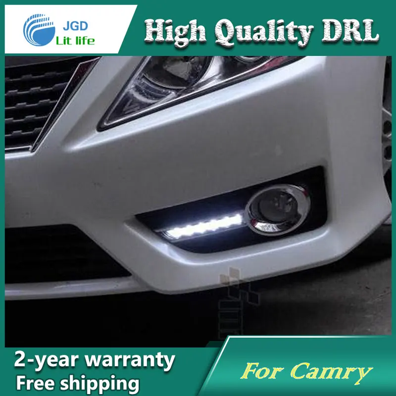 Бесплатная доставка! Дневные ходовые огни для Toyota Camry 6000 12 В 2012 к|daytime running|drl daytime