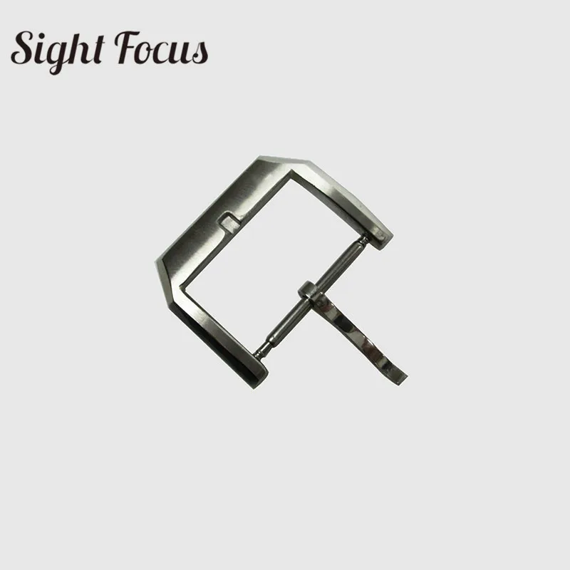 18mm 20mm Tang Buckle Clasp For IWC Big Pilot Watch Strap Silver for Leather Band Parts Straps | Наручные часы