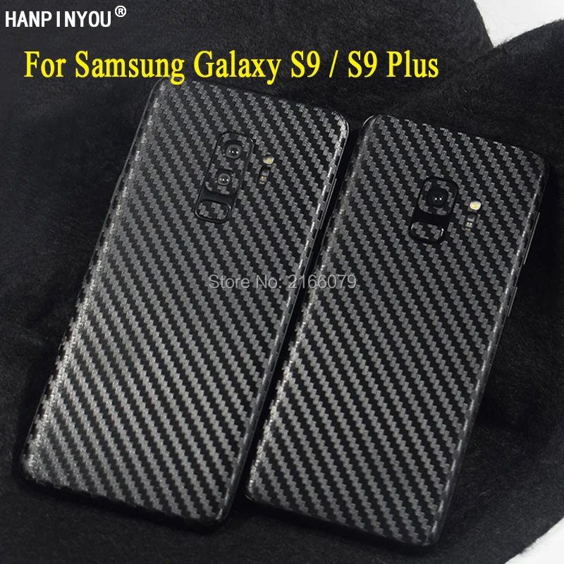 For Samsung Galaxy S9 / Plus S9plus New Full Back Decal Skin 3D Carbon Fiber Phone Protective Sticker Film |
