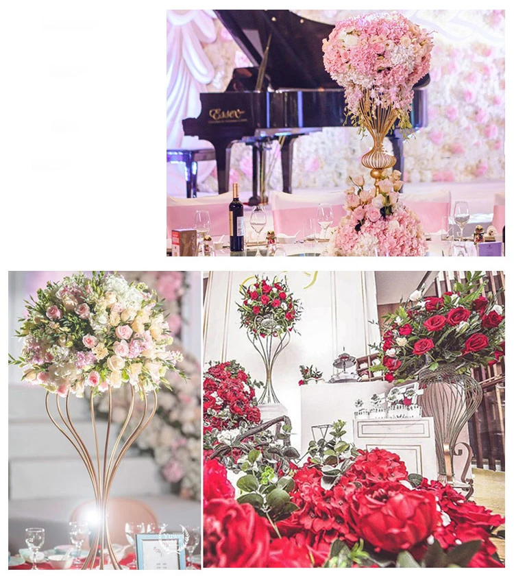 JAROWN Wedding Decoration Iron Flower Stand Stage Props Decor Road Sign Creative Flower Frame Photography Home Decoration
