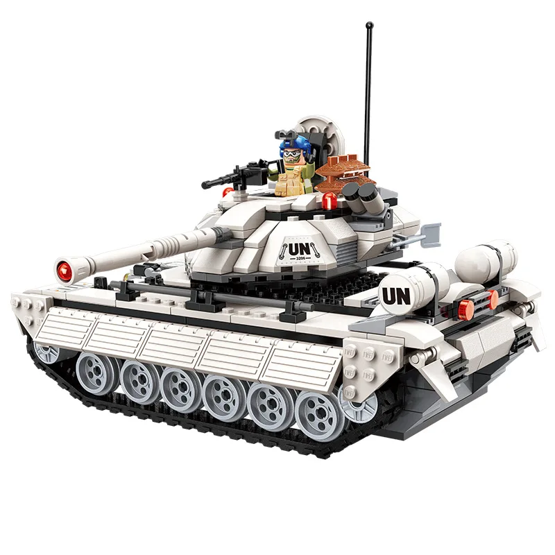 430 шт. детские развивающие строительные блоки совместимые игрушки Legoingly city Tank Corps