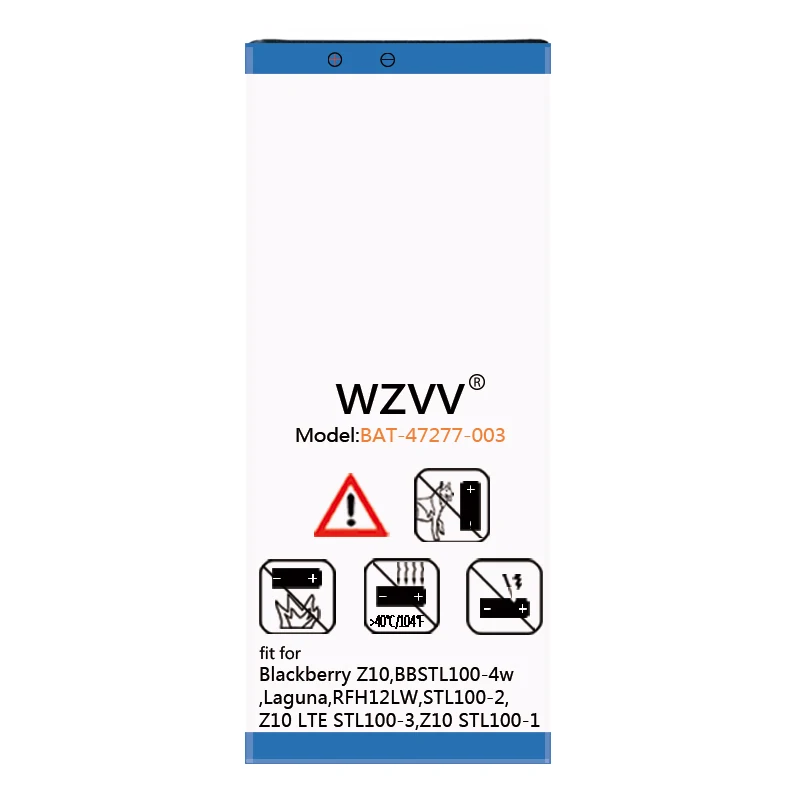 Wzvv 2980mAh Высококачественный литий-ионный аккумулятор LS1 для BlackBerry Z10 Z-10 STL100-2 LTE STL100-3
