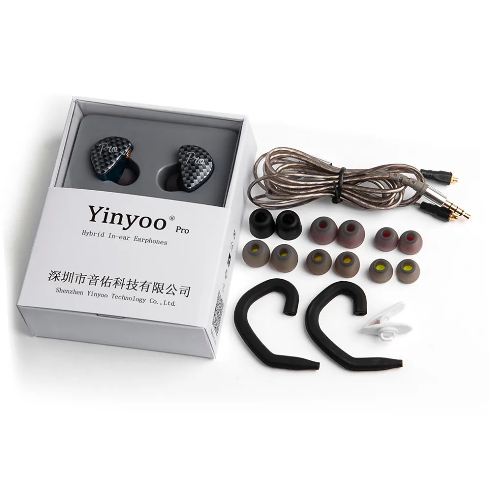 2018 новейшие Yinyoo Pro BA + DD гибридные в ухо сбалансированные наушники арматура с