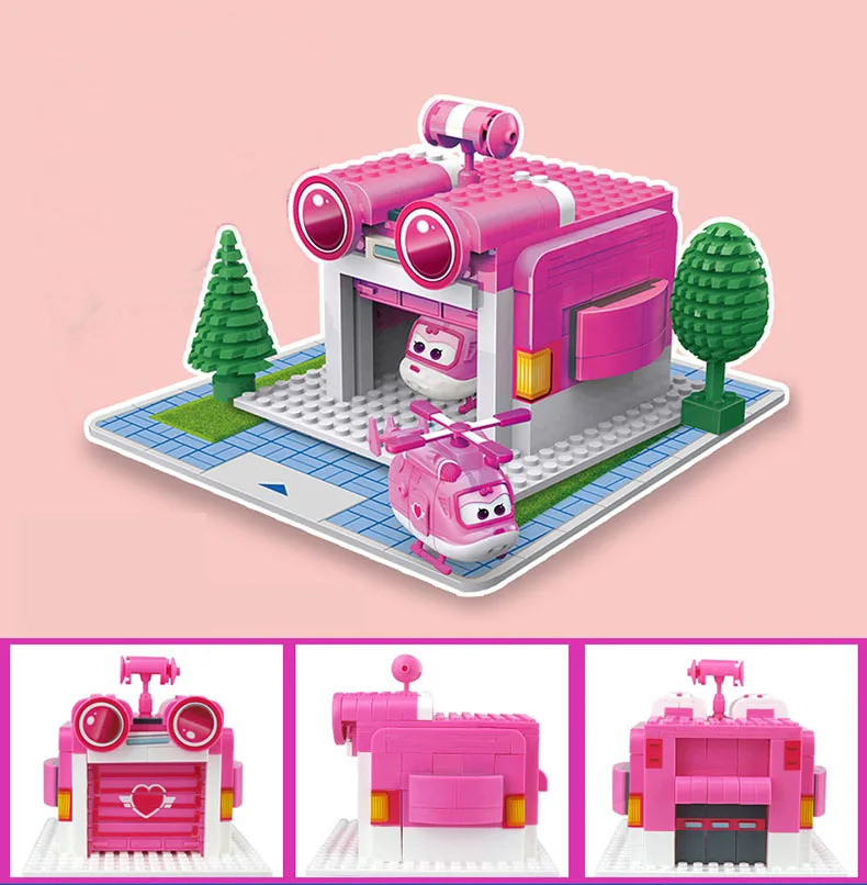 Mini Superwings 1 шт./компл. ABS игрушки mini Super Wings самолет роботы с поддержкой ангара
