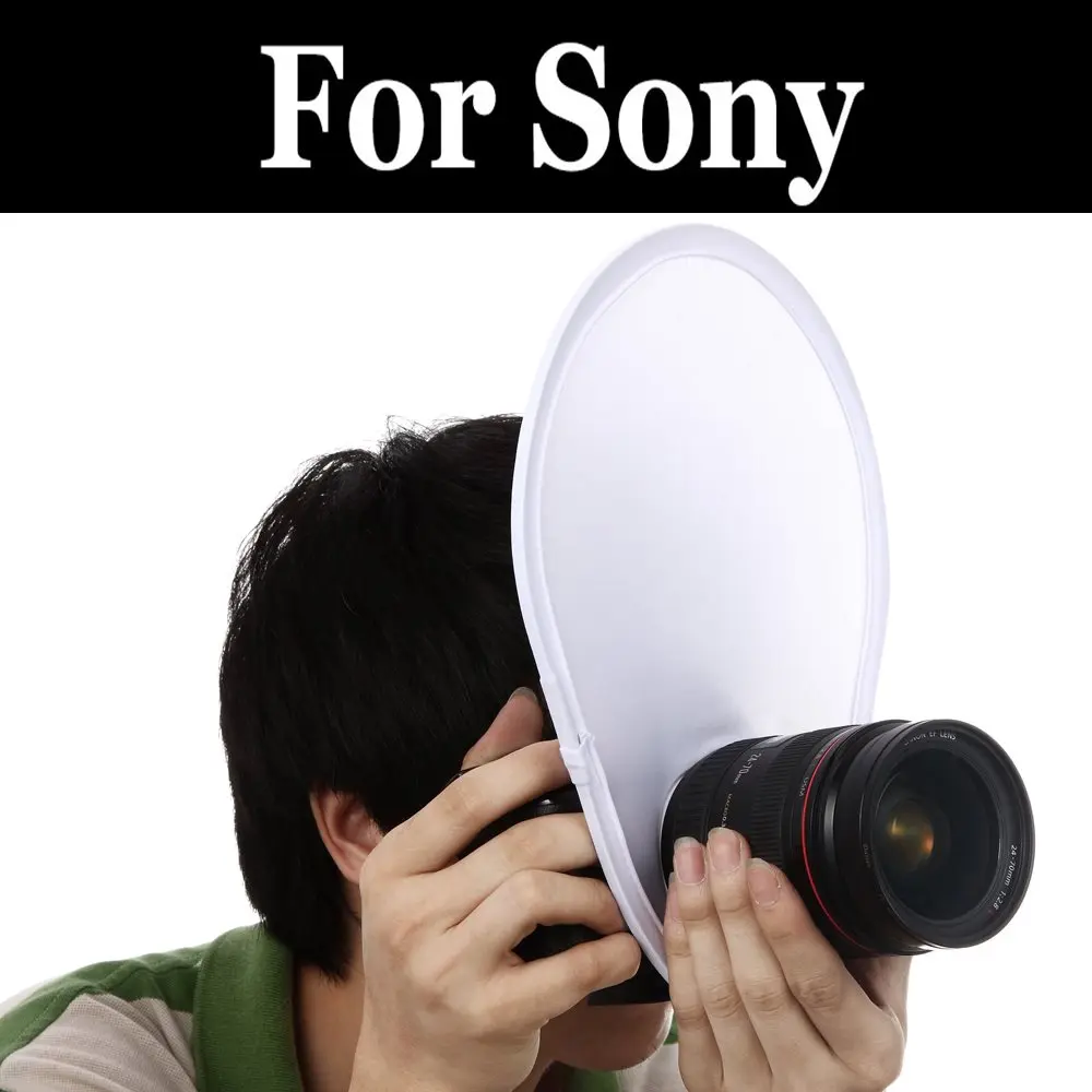 Универсальный складной рассеиватель для фотовспышки зеркальной камеры sony Alpha a3000