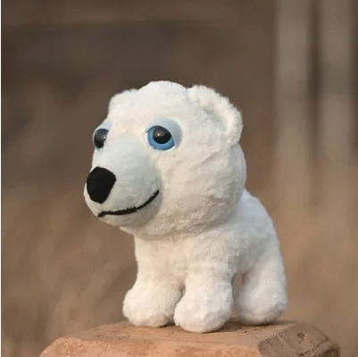 

Free shipping simulation polar bear plush toy doll doll holiday gifts