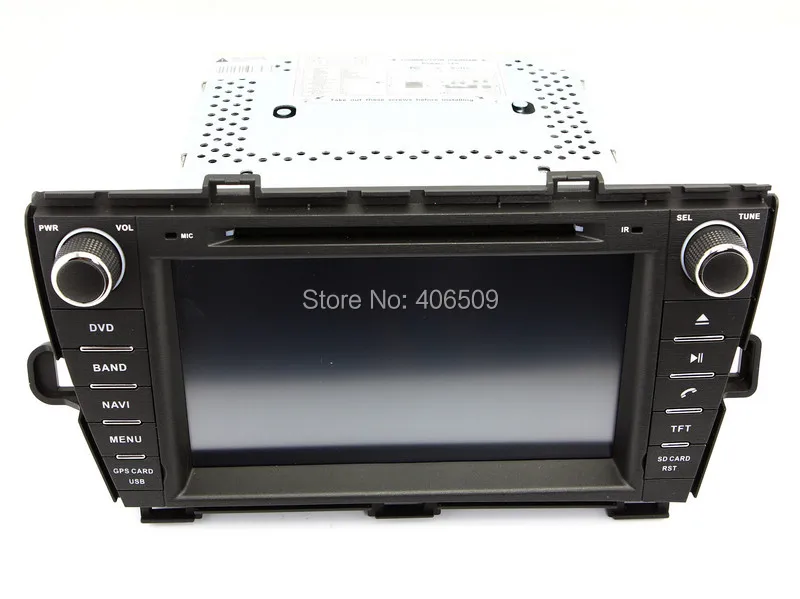 2Din головное устройство автомобиля DVD плеер для Toyota Prius 2009 2010 2011 2012 2013 с gps навигации