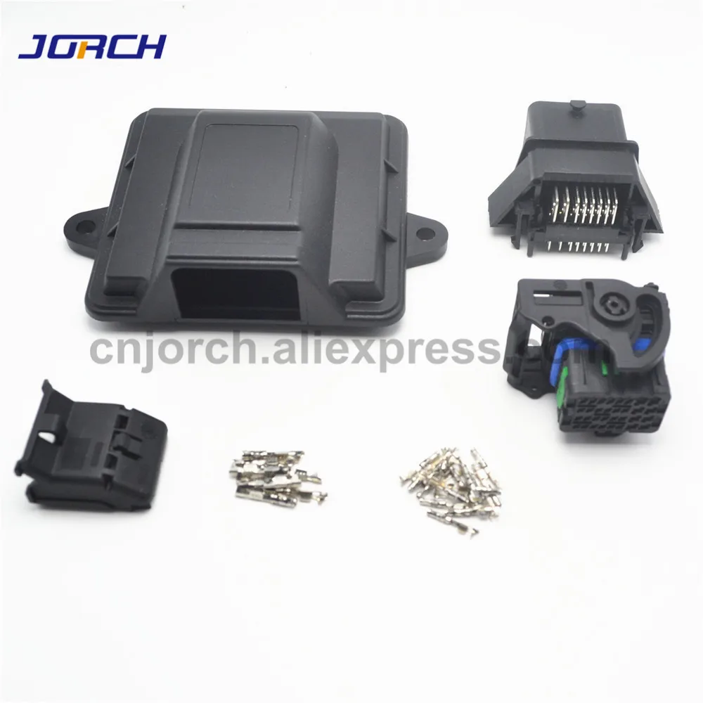 1 комплект пластиковый корпус для автомобиля 32pin way ECU Чехол автомобильного