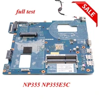 nokotion for samsung np355 np355e5c laptop motherboard ba59 03561a vble4 vble5 la 8868p main board ddr3 full test