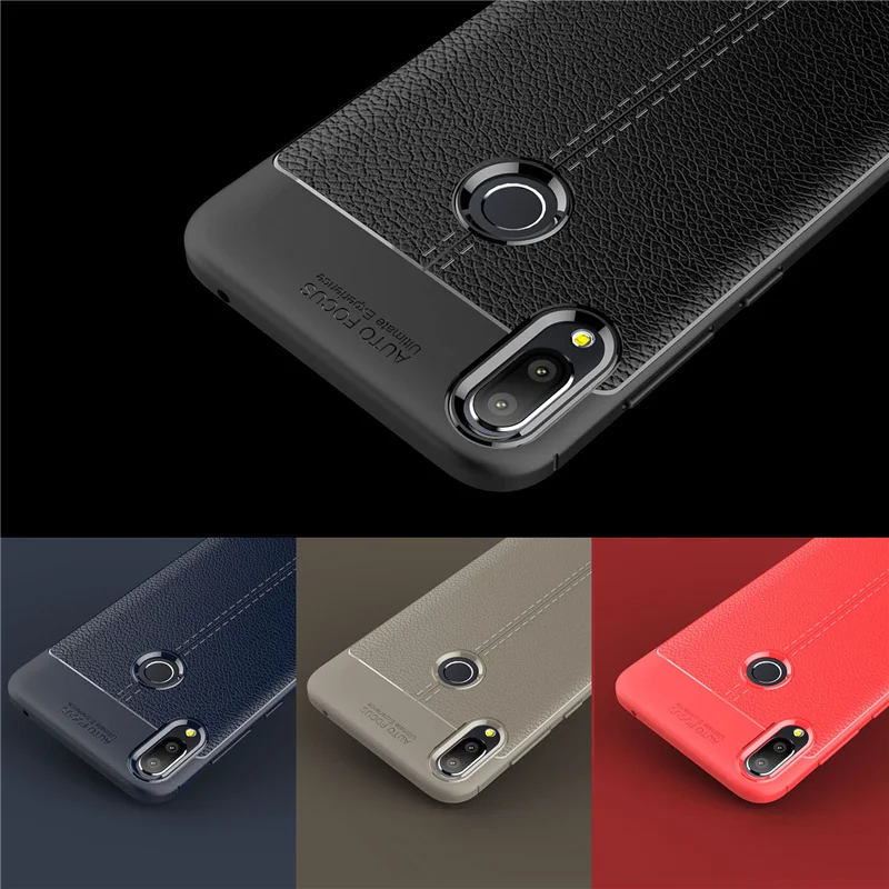 Кожаный чехол с рисунком личи мягкий для ASUS zenfone 4 Max Plus ZC554K 3 zoom 3s max 4v pro plus