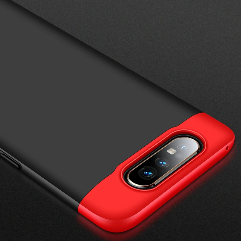 Vpower чехол для Samsung Galaxy A80 360 полная защита противоударный 3 в 1 Жесткий Тонкий 6 7