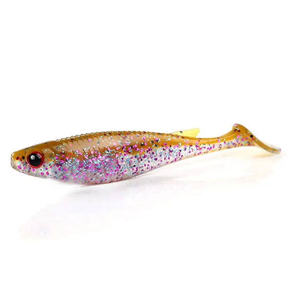 FTK 5 шт./лот 10 см/8 г рыболовные приманки, наживки Swimbait Мягкая силиконовая приманка искусственный Карп Мягкая приманка рыболовные снасти - Цвет: 007