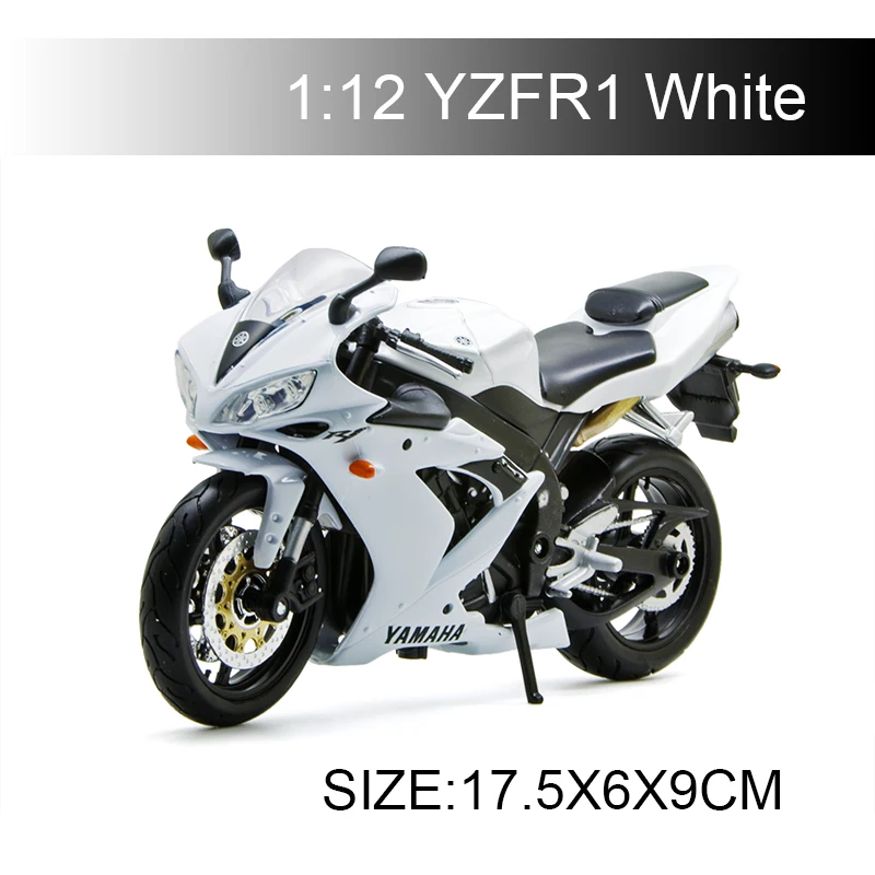 

Модель белого мотоцикла MAISTO YAMA YZFR1 масштаб 1:12, литая металлическая миниатюрная гоночная игрушка для коллекции подарков