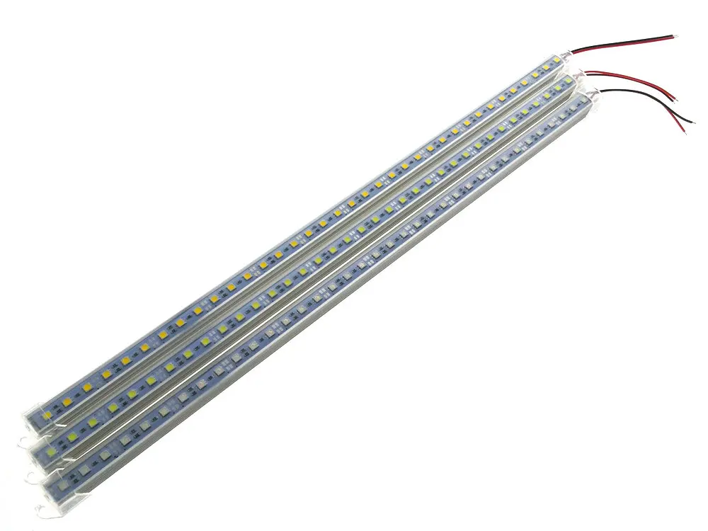 Светодиодная полоса освещения 5050 50 см IP65 SMD 36 жесткая для бассейна 12 В постоянного