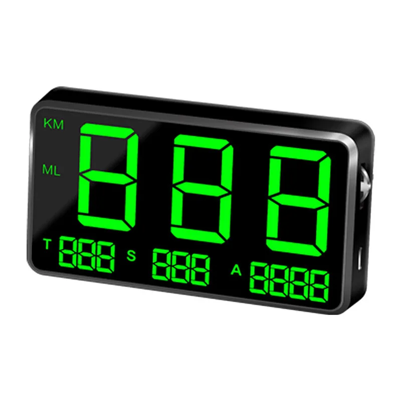 C80 Автомобильный цифровой GPS измеритель скорости дисплей км/ч миль/ч для