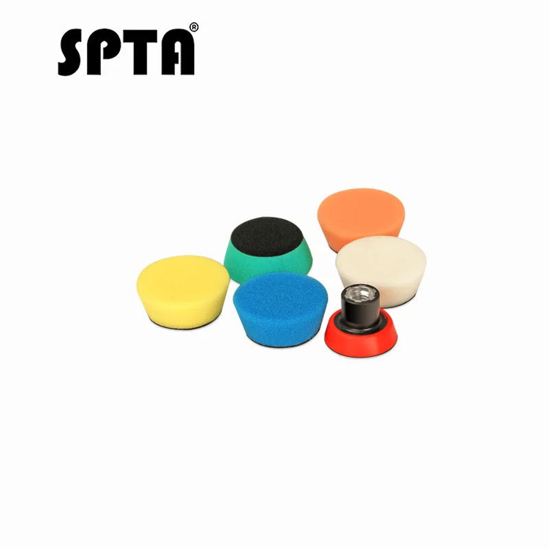 SPTA 32 шт. Т-образные полировальные поролоновые подушечки для восковой депиляции автомобильные детали Полировочный диск шерстяные полировальные подушки для электрической дрели полировщик