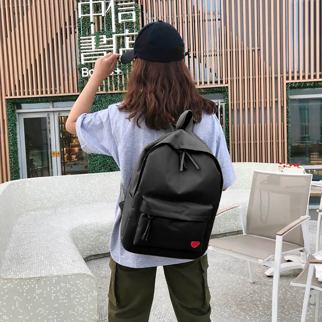 Водонепроницаемый женский рюкзак в японском стиле, однотонные рюкзаки Mochila Feminina Mujer, дорожная сумка для девочек-подростков, школьный ранец 7,2