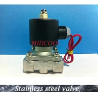 de agua valvula normally closed type 2 way 2w series ac220v 2w160 15 12 stainless steel solenoid valve for air water oil