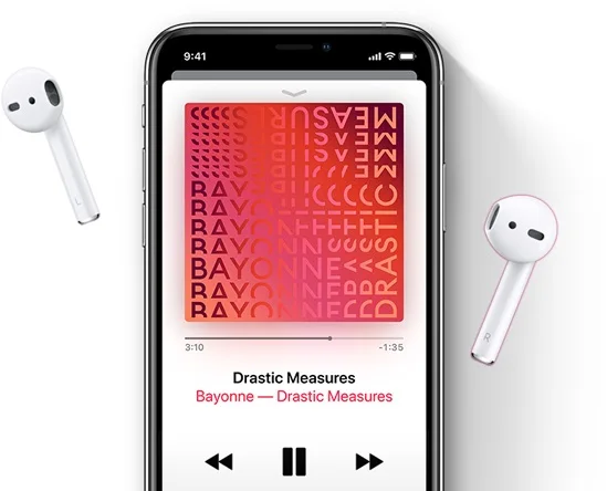 Оригинальные беспроводные наушники-вкладыши Apple Airpods 2-го типа, Bluetooth наушники TWS Deep Bass, мощный аккумулятор, чехол для зарядки